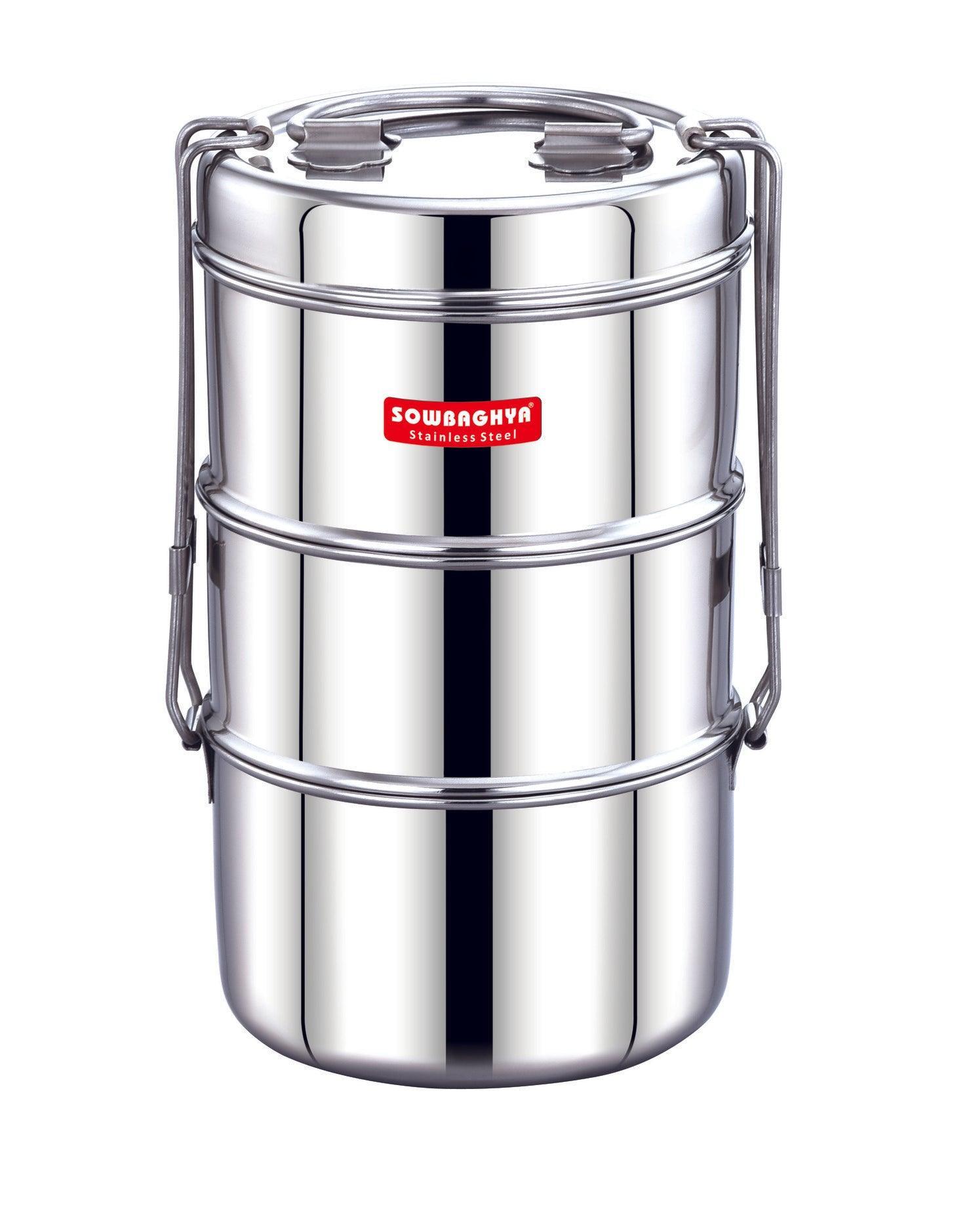 Stainless Steel Lunch Box – Triple