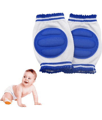 BBYARAJ Multicolor Cotton Baby Knee Pad ( Pair of 1 )