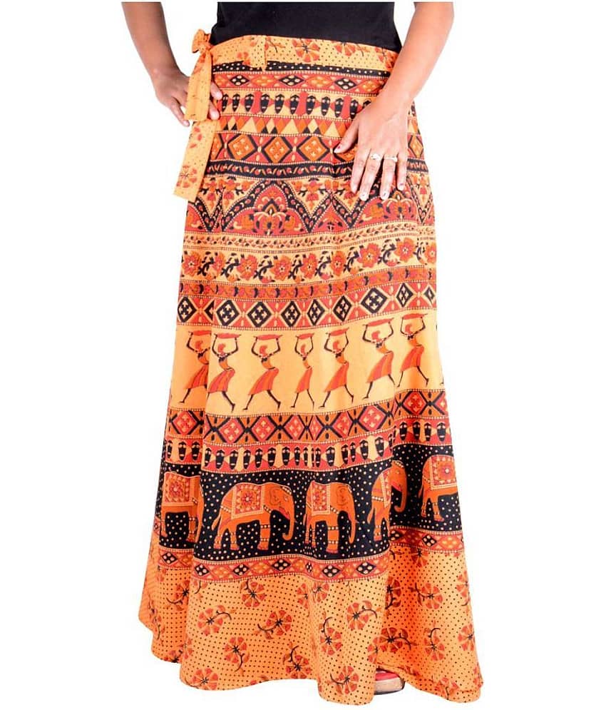 Sttoffa Cotton Wrap Skirt