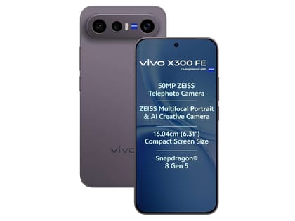 Vivo X300 FE 5G Smartphone, 12GB RAM, 256GB Storage - Noir Black