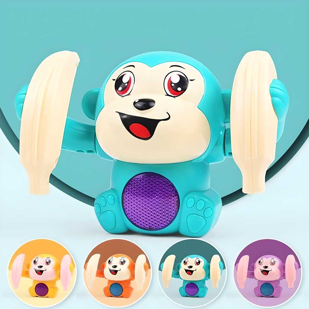 Dancing and Spinning Rolling Doll Tumble Monkey Random Color