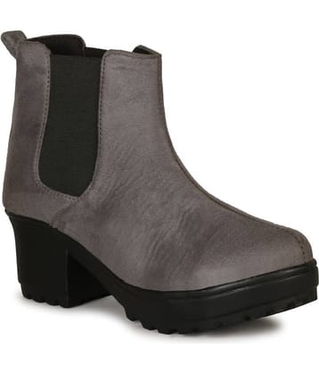 Ishransh - Gray Women's Ankle Length Boots