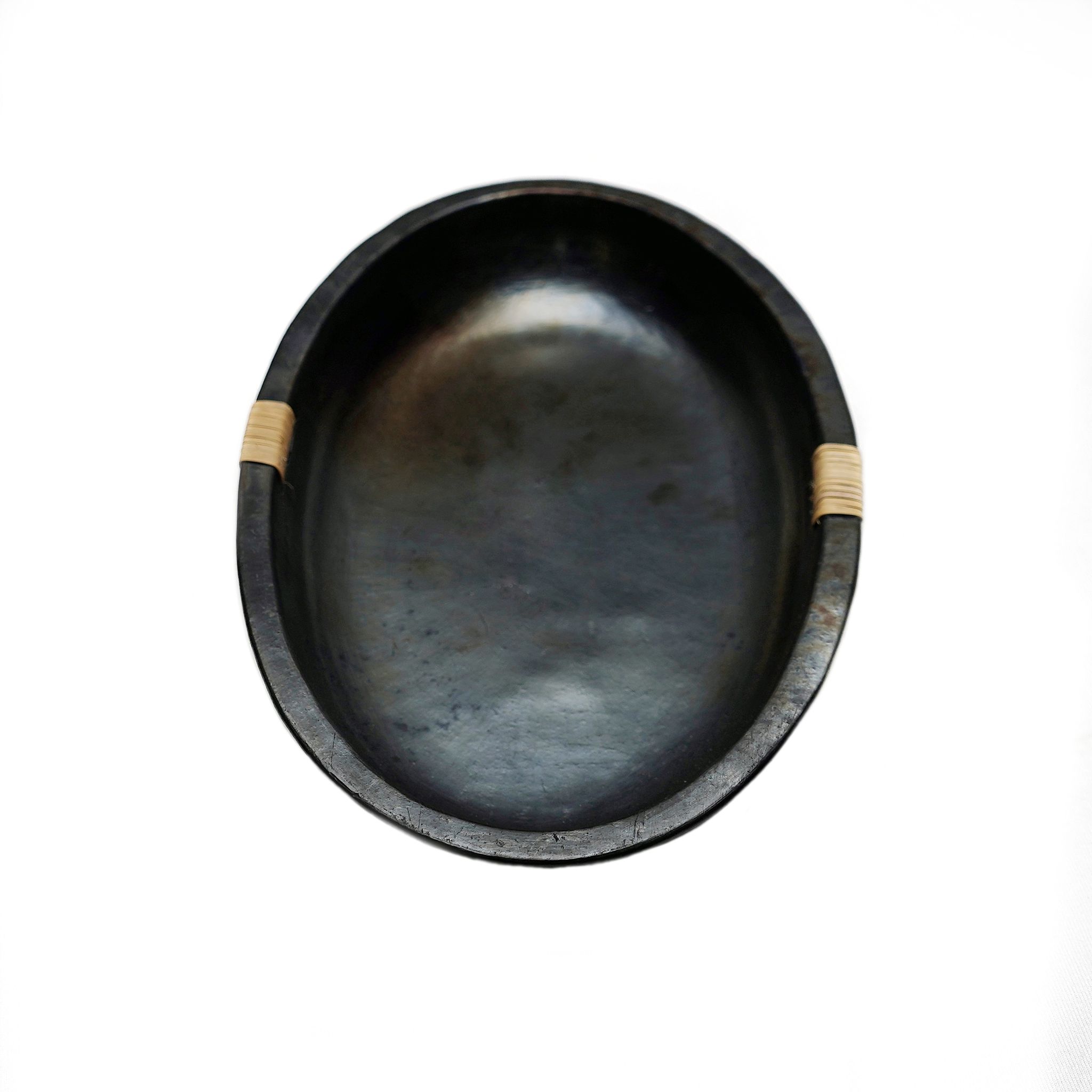 Longpi Black Stone Pottery Serving Tankot Peilei Small  (1TPTDPTKA00323)