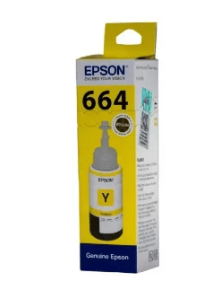 Epson 664 YL Ink Bottle (Yellow) -70 ml Original
