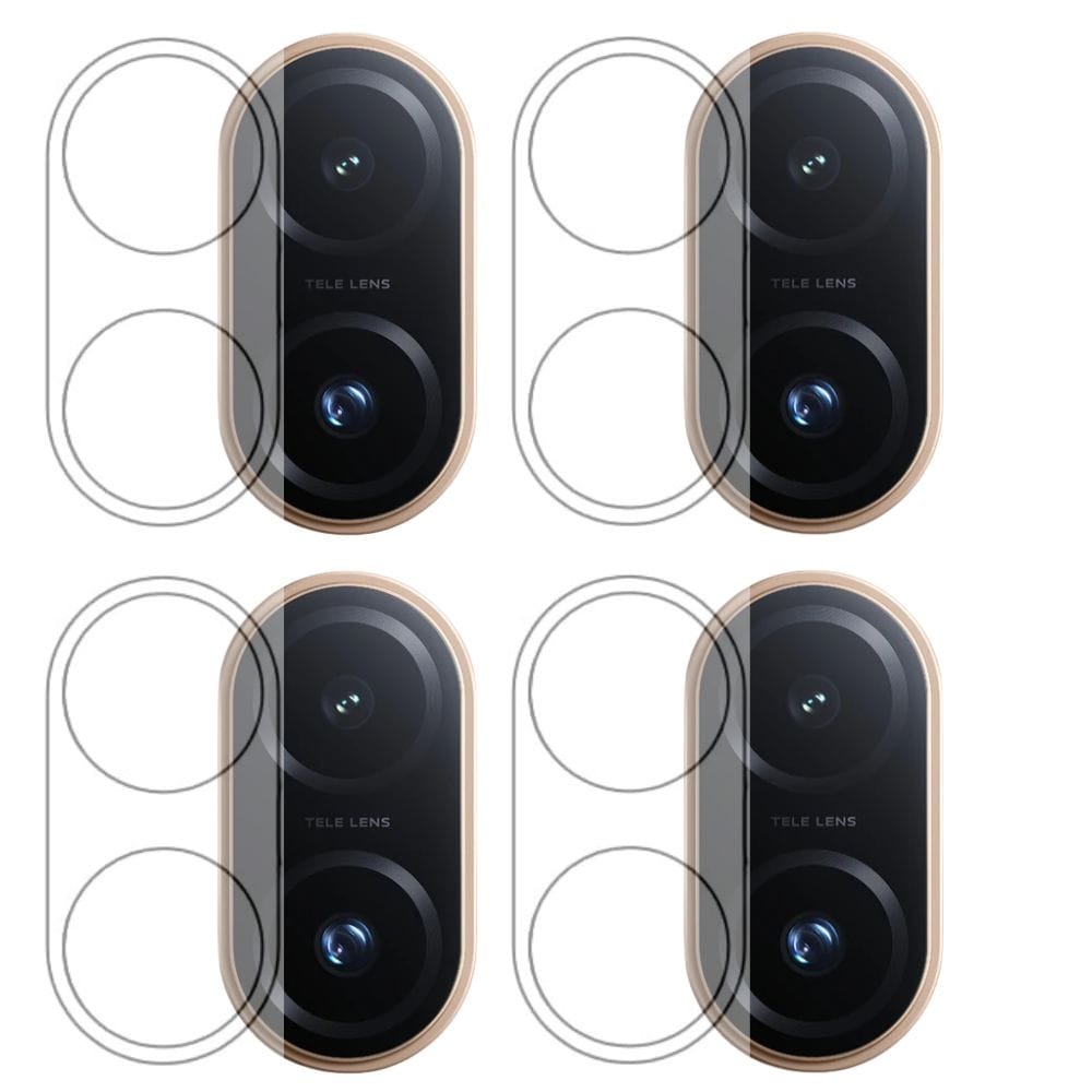 ISAAK Back Camera Lens Protector compatible for Vivo T4 Pro (Pack of 4)