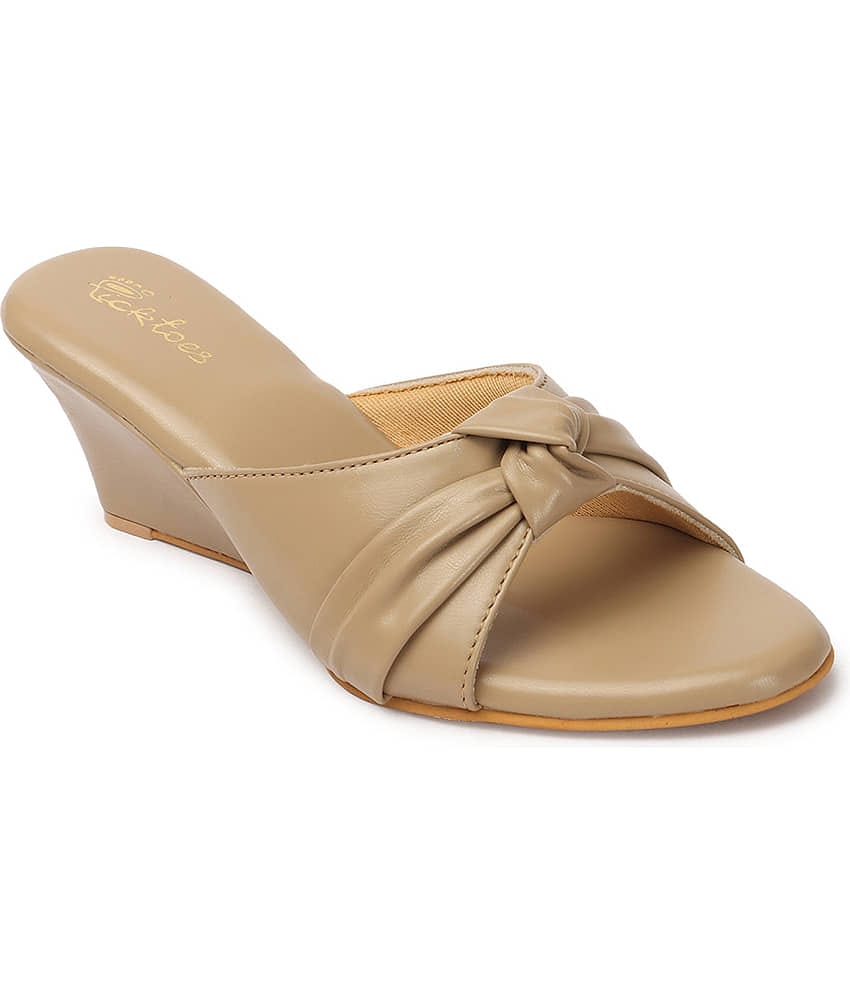Picktoes Cream Women's Sandal Heels