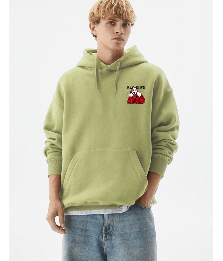 Forbro Fleece Hooded Men's Sweatshirt - Olive ( Pack of 1 )