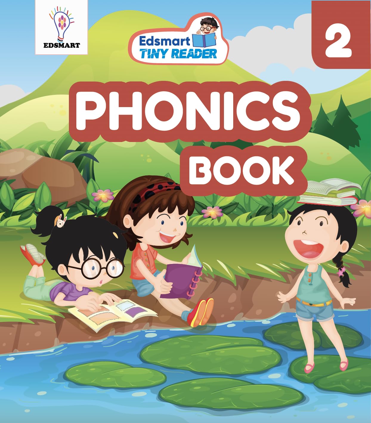 Edsmart Tiny Reader English phonics book, phonics reader level 2, Vowel Letter sounds, phonics activity book , Phonics books 4 years, Phonics ... words (Edsmart Tiny Reader - Phonics Books) [Perfect Paperback] [Jan 01, 2024] Edsmart Edu Services Pvt Ltd