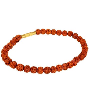 KESAR ZEMS NATURAL Rudraksha Beads Flexible bracelet For Unisex