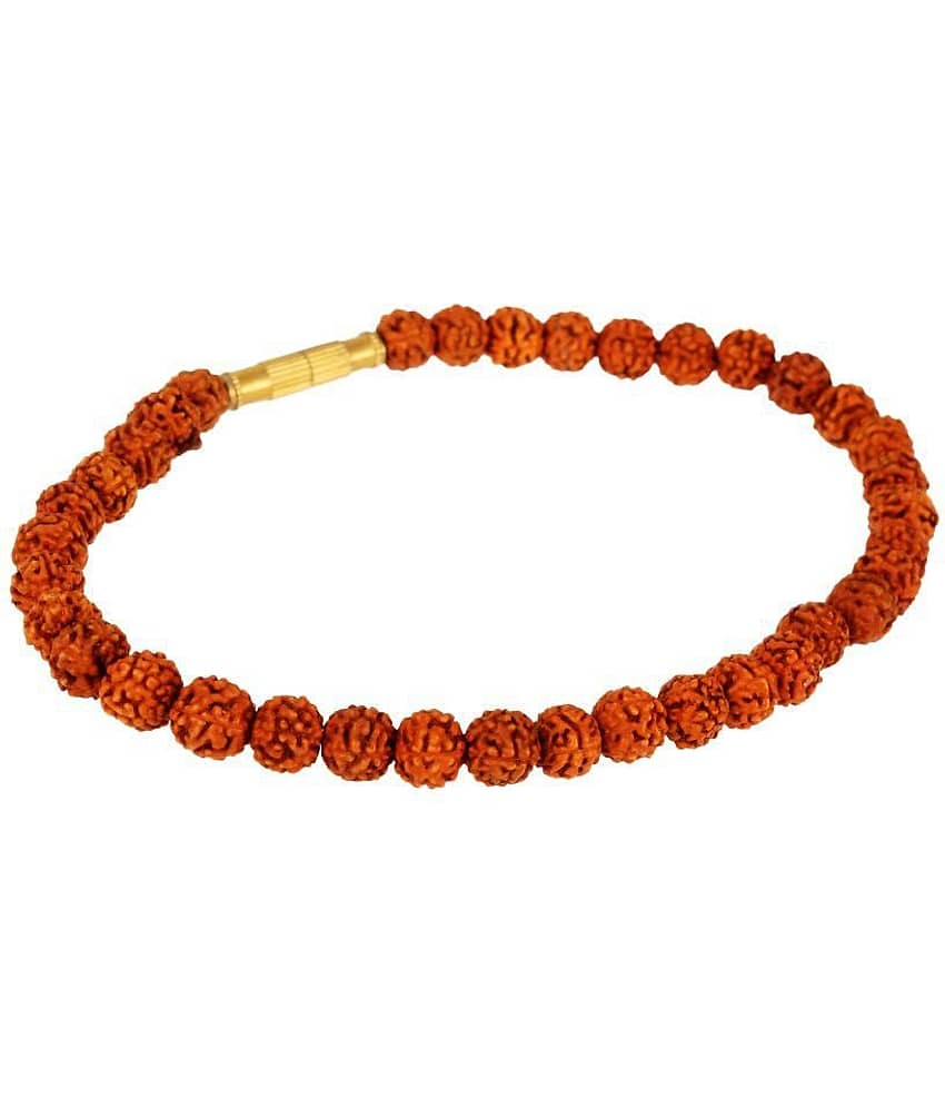 KESAR ZEMS NATURAL Rudraksha Beads Flexible bracelet For Unisex