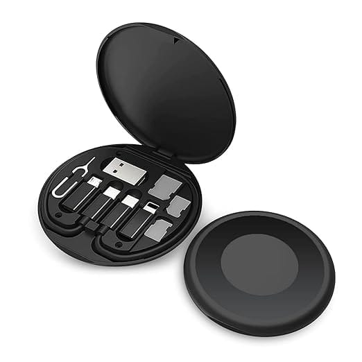 Mini Multi-Functional Fast Charging Data Cable Set 60W Multipurpose USB Cable Kit with Connectors & Storage Case