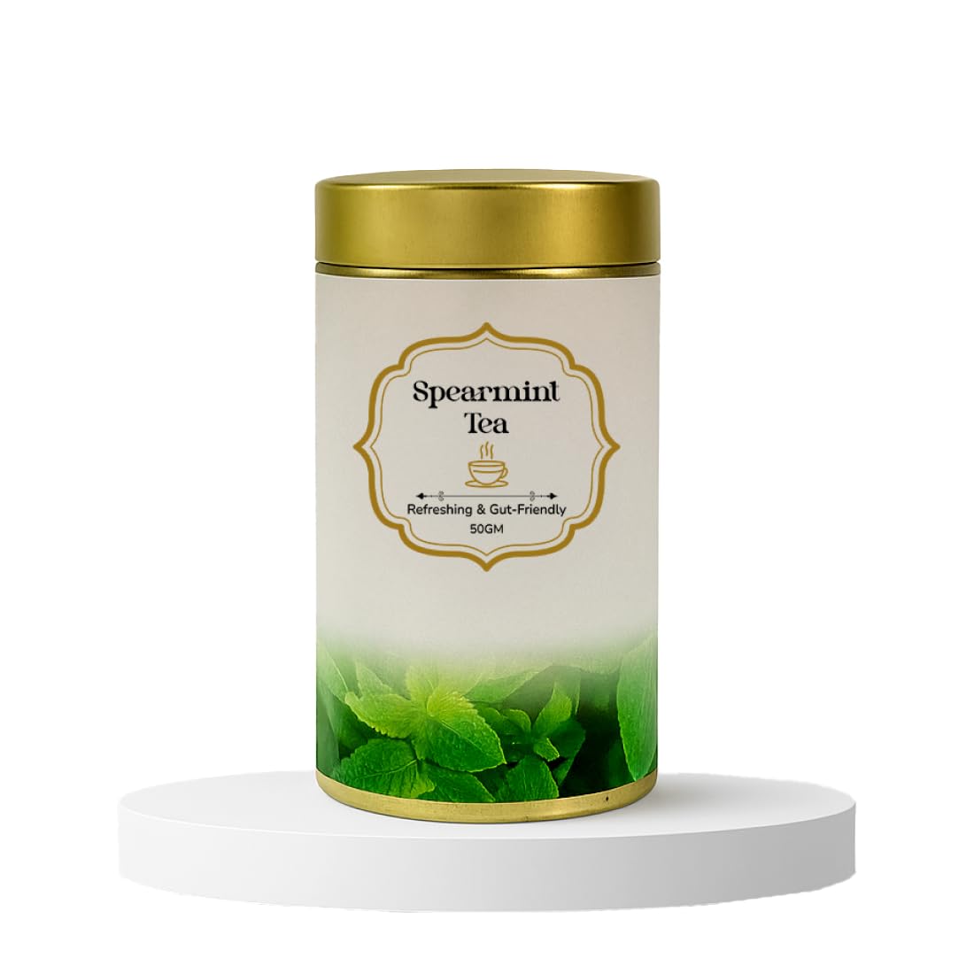 Be Me Spearmint Tea - 50 Grams| 100% Pure Hand-Picked Spearmint Leaves| Caffeine-Free Herbal Infusion for Hormonal Balance, PCOS Support, Digestion & Menstrual Comfort