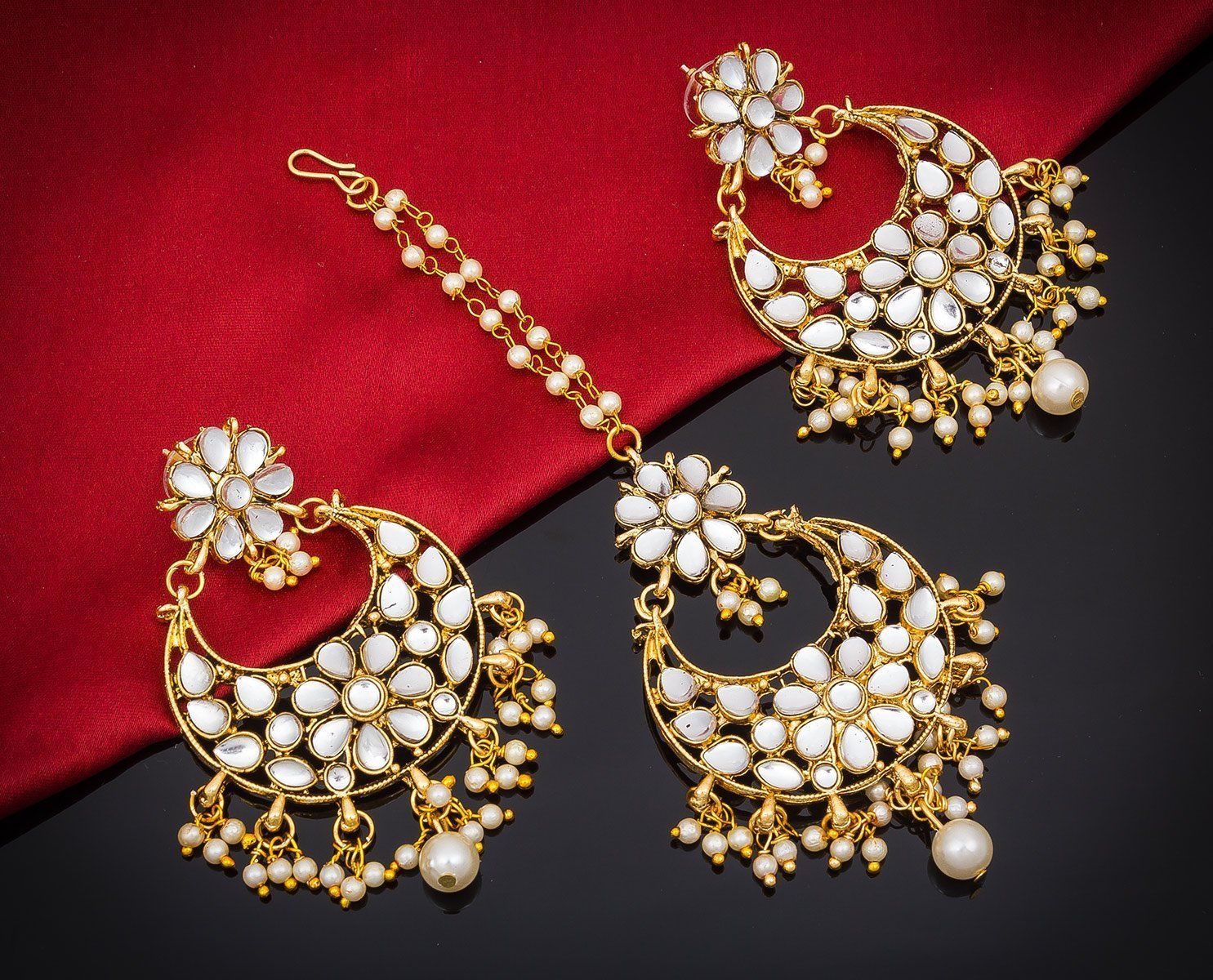 Morison Polki Diamond Mangtikka Regal Sparkle for Every Occasion