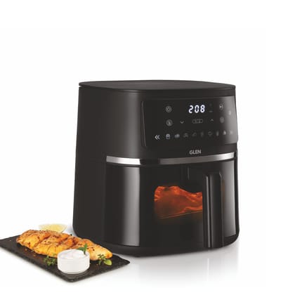 Digital Air Fryer 4.2 Litre Capacity with 8 Pre Set Menu Timer, Temperature Control, 1350W -Black (SA3061DIGI)
