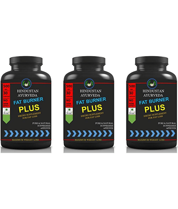 Hindustan Herbal FAT BURNER PLUS 0.3 kg Unflavoured Pack of 3