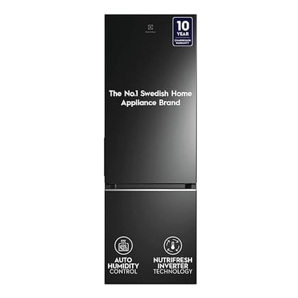 Electrolux  360L Frost Free Inverter Double Door Refrigerator,EBB3702K-H