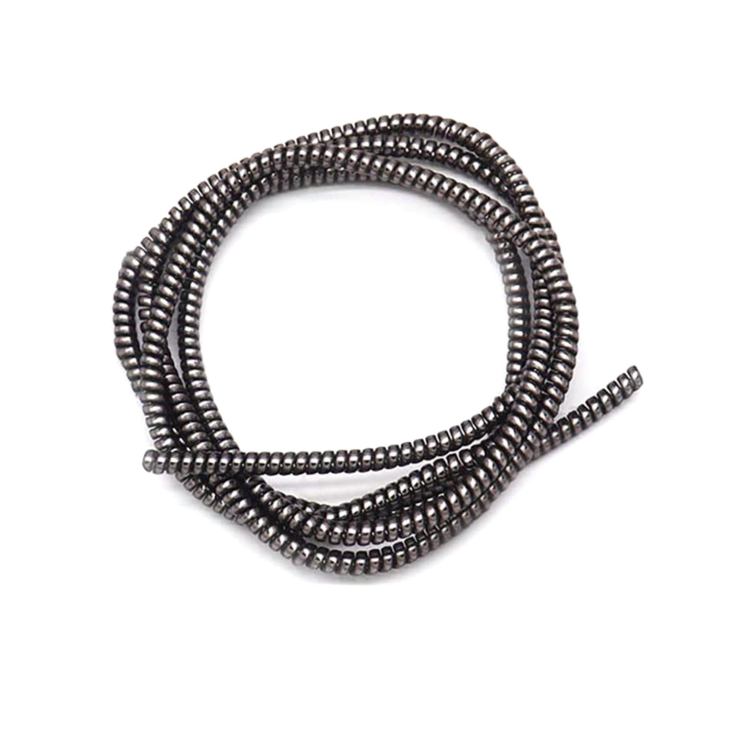 DHRUVINSRI Metallic Finish Cable Spiral Protector/Wire Repair/Pet Cord Protector/Headphone Saver, Cable Wrap/Cover for Charging Cable