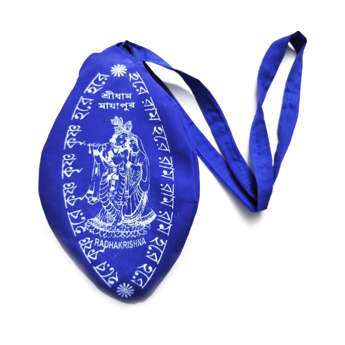 MAYAPURI Cotton Chanting Bag/Japa Bag/Beads Bag with Sakshi Mala Counter