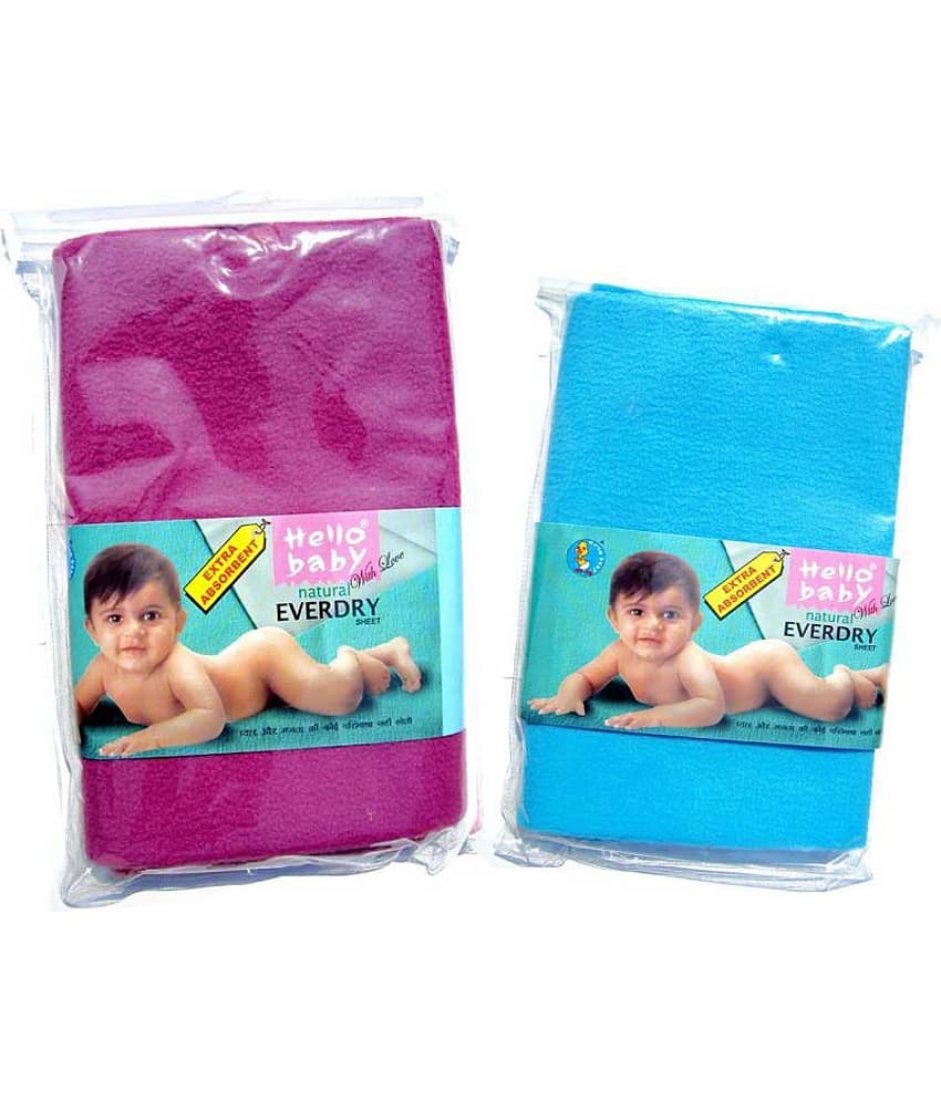 Hello Baby Purple Fleece Quick Dry sheet ( 100 cm × 70 cm)