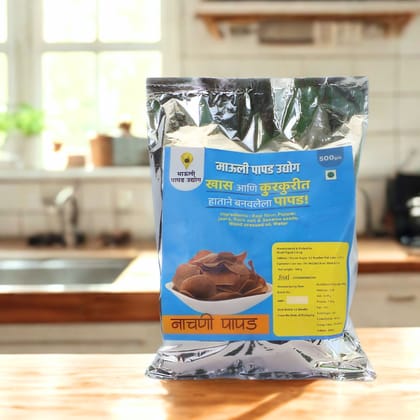 Nachani Papad 500 g Each [25X35cm]