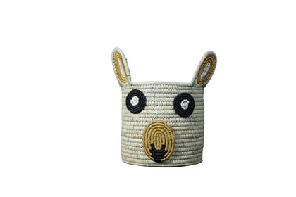 Natural Sabai Grass Dustbin