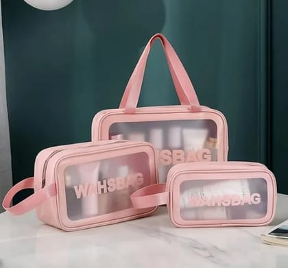 Cosmetic Pouch Set – Waterproof Travel Makeup Bags (Set of 3) | BeautyBare 