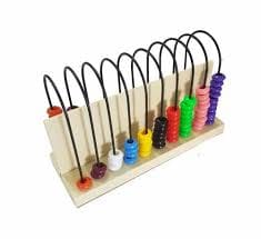 Handicraft Exim Wooden Counting Abacus | Educational Math Toy | Early Learning