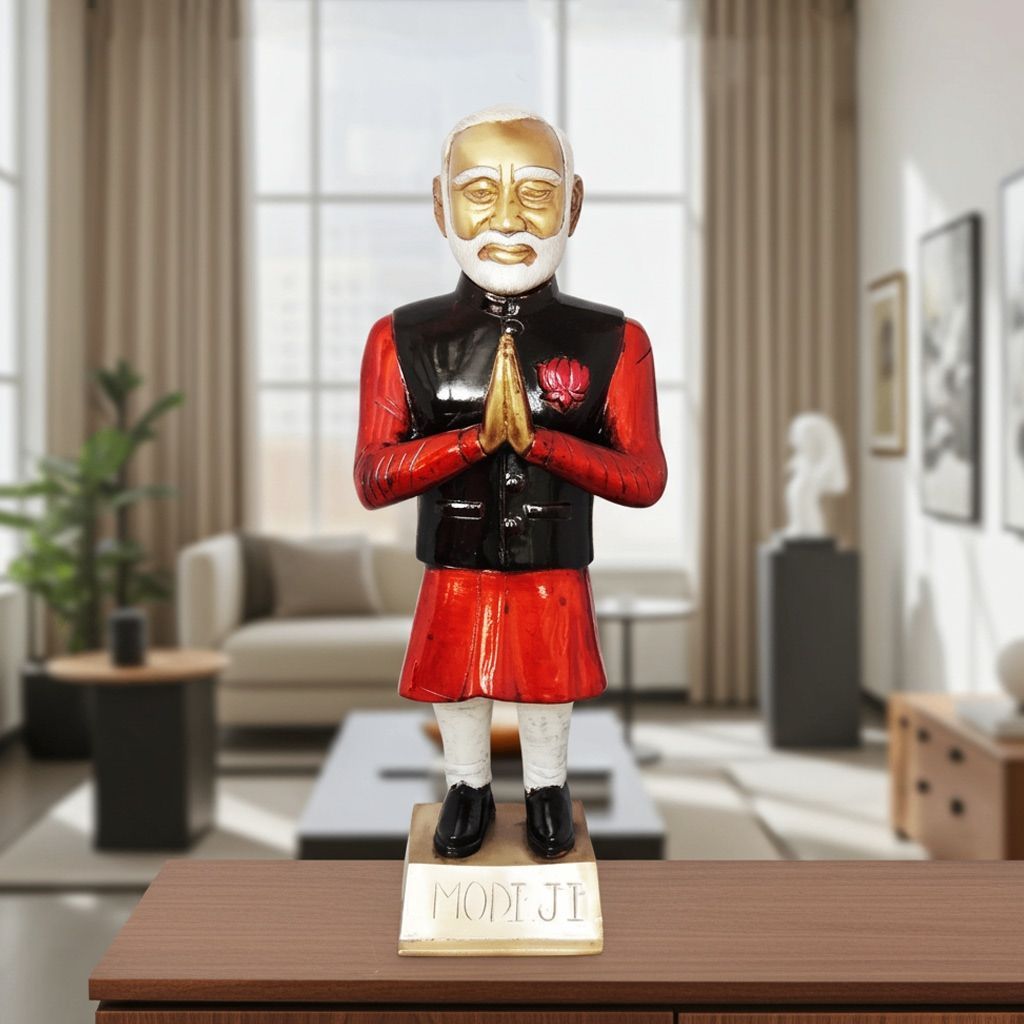 Brass Showpiece Modi Ji Statue (BSMAS1081 C)