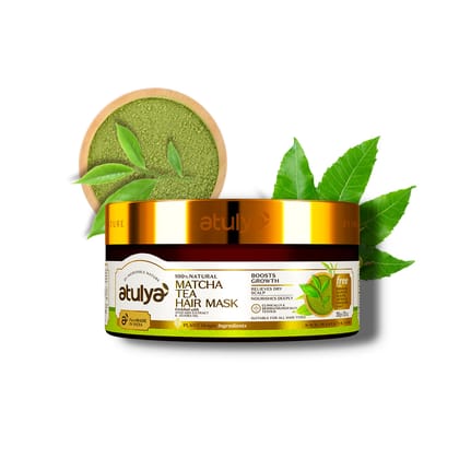 Atulya Matcha Tea Hair Mask | Boosts Growth - 200gm