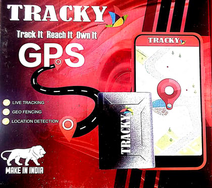 Tracky Wired GPS Vehicle Tracker with Live Tracking & Geo-Fencing