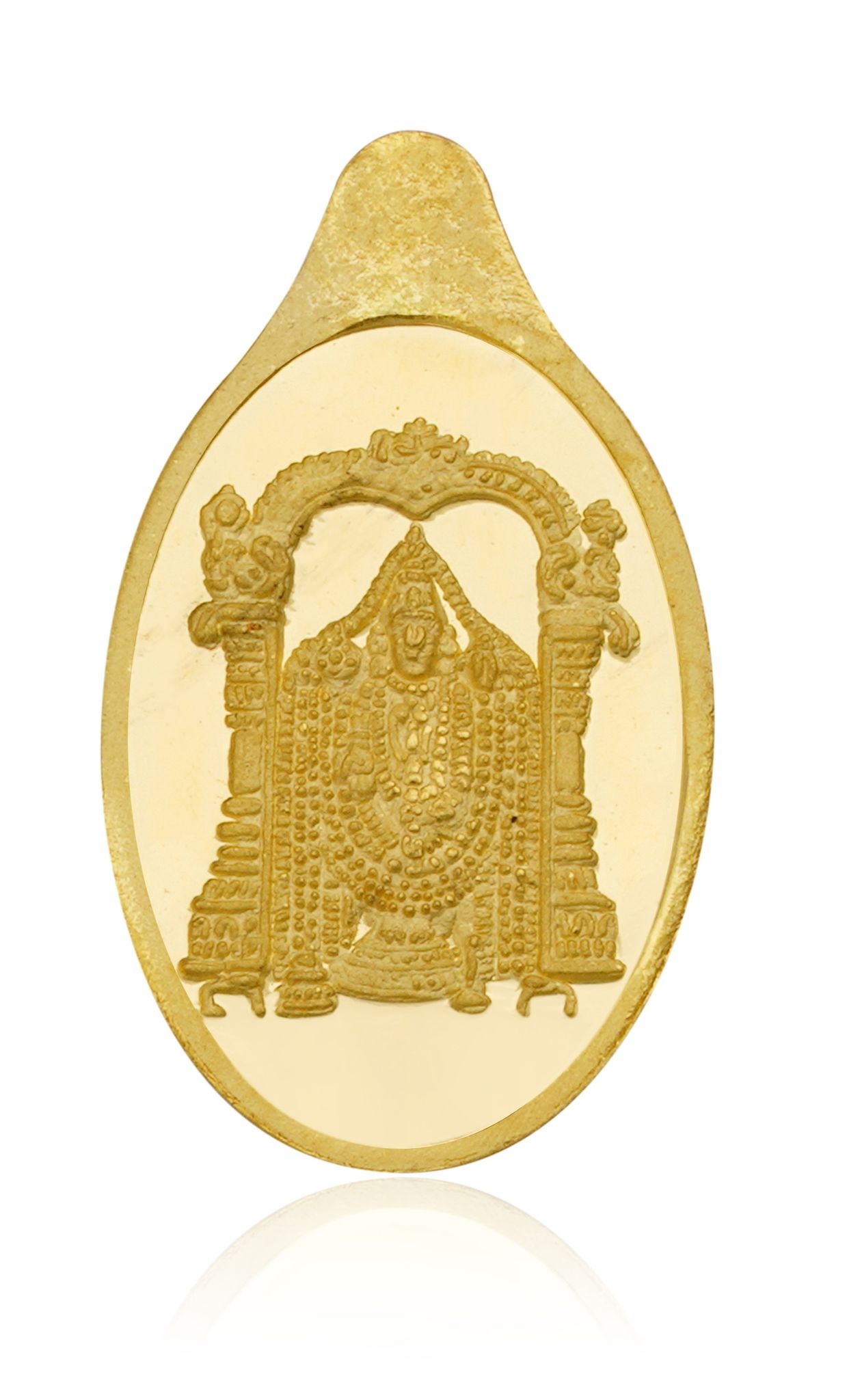 Dvara Smart Gold Coin Oval Balaji (22K) 2 Gms