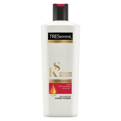 Tresemme Keratin Smooth Conditioner, With Keratin & Argan Oil For Straight, Shiny Hair Dry Hair & Controls Frizz, For Men & Women, 190 Ml Tresemme Keratin Smooth Conditioner, With Keratin & Argan Oil For Straight, Shiny Hair Dry Hair & Controls Frizz, For Men & Women, 190 Ml