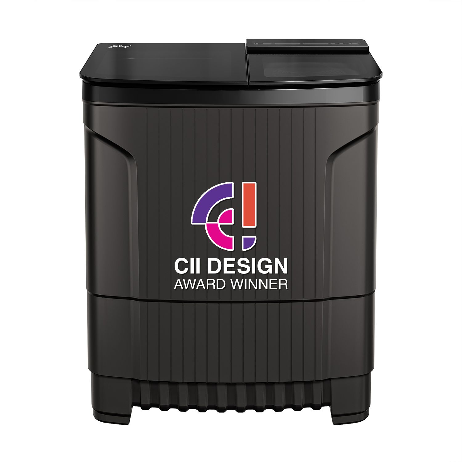 Godrej 8 Kg 5 Star, With Soft Shut Wash Lid, Semi-Automatic Top Loading Washing Machine (WSEDGE ULTS 80 5.0 DB2M CSGR, Crystal Grey, Stainless Steel Wash and Spin Drum)