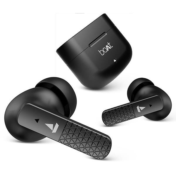 boAt Airdopes 91 | Wireless Earbuds with 45 Hours Playback, BEAST™ Mode, ASAP™ Charge, Dual Mics with ENx™ Technology Active Black