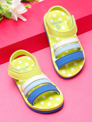 ONYC Premium Butterscotch Kids Sandals for Girls (Lime Green)