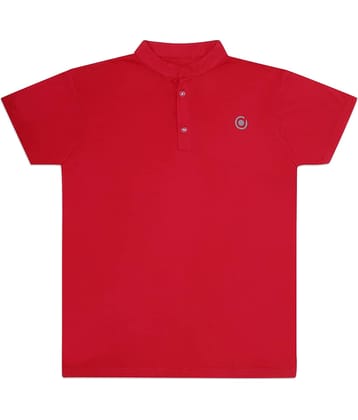 Volex Pack of 1 Boys & Girls Cotton T-Shirt ( Red )