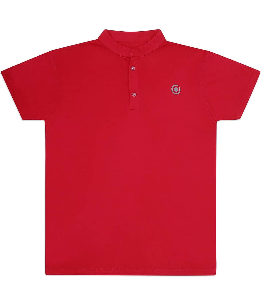 Volex Pack of 1 Boys & Girls Cotton T-Shirt ( Red )