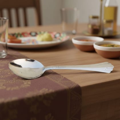 Stainless Steel Tea Spoon Durable Steel Cutlery (SMAS087 A)