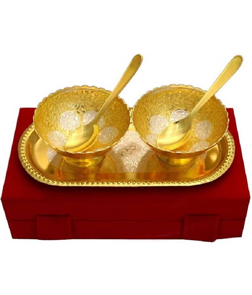 Spherulemuster - Aluminium Pooja Bowl 20 cm ( Pack of 5 )