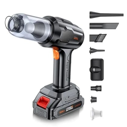 Handheld Vacuum Cleaner Cordless Rechargeable with High Power Suction - Portable Car Vacuum with Multiple Nozzles, HEPA Filter, Fast Charging Battery for Car, Home, Pet Hair Cleaning Handheld Vacuum Cleaner Cordless Rechargeable with High Power Suction - Portable Car Vacuum with Multiple Nozzles, HEPA Filter, Fast Charging Battery for Car, Home, Pet Hair Cleaning