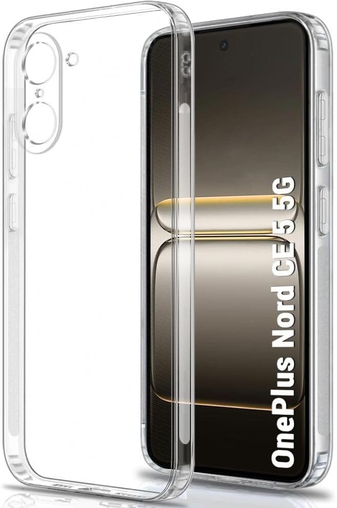 PLUGTECH TPU Ultra Hybrid Clear Camera Protection Back Cover Case for OnePlus Nord CE5