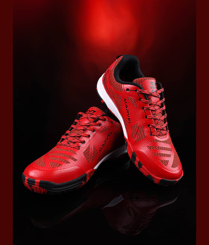 Vector X MARVEL 2.0 Court Non-Marking Shoes Red Unisex