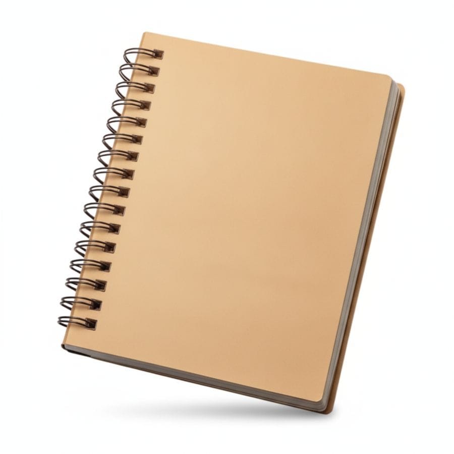 Minimalist Spiral Bound Notebook