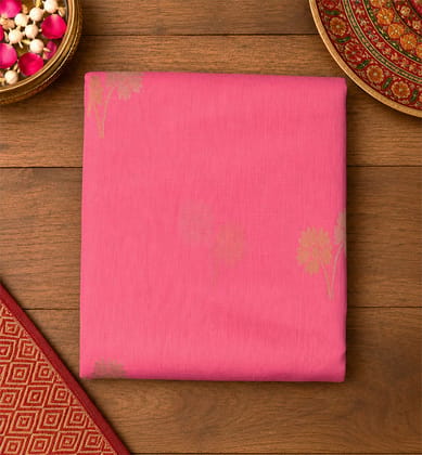 Handloom Chanderi Cotton By Silk Saree
