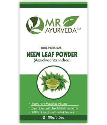 MR Ayurveda Best Selling Neem Leaf Powder Face Pack Masks 100 gm