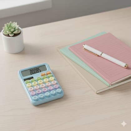 Pretty Pastel Calculator with Big 12 Digit Display - For Office/School/Home Use Pretty Pastel Calculator with Big 12 Digit Display - For Office/School/Home Use - Blue Pretty Pastel Calculator with Big 12 Digit Display - For Office/School/Home Use Pretty Pastel Calculator with Big 12 Digit Display - For Office/School/Home Use - Blue