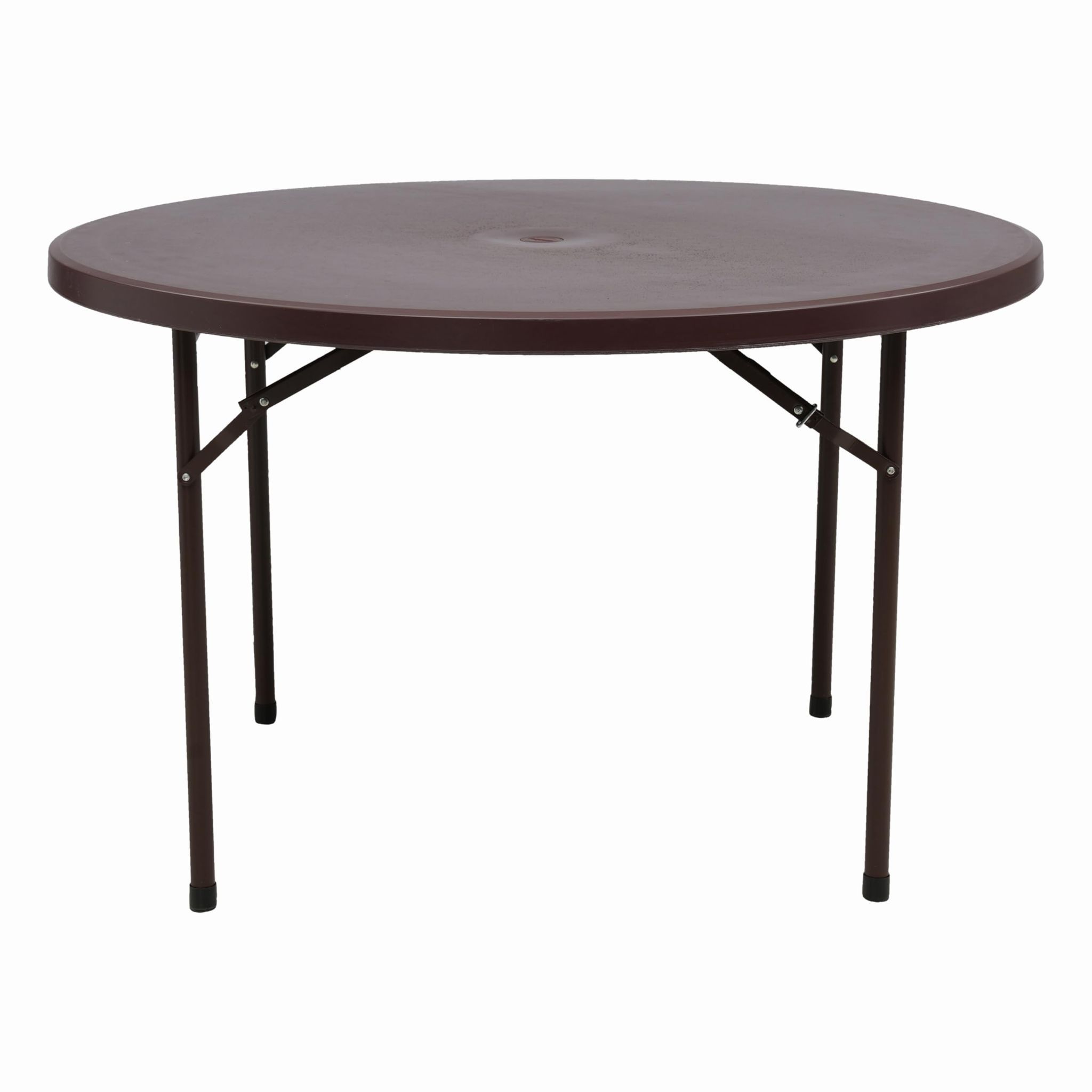 Supreme Furniture Party Plastic Compact Table for Home, Office, Cafeteria, Restaurant, Hotel, Resort-(Globus Brown, Set of 1 Piece)