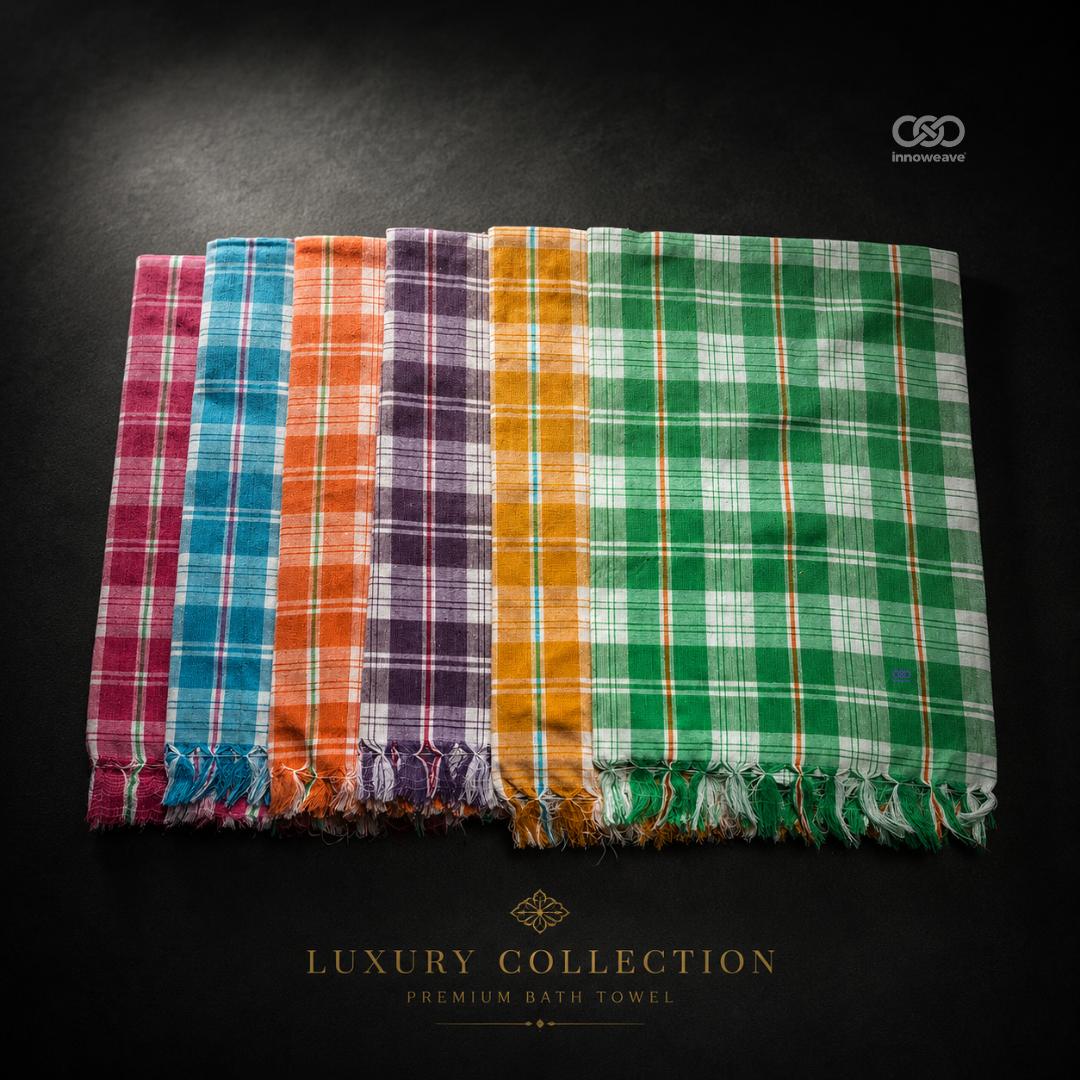 Spring Checks Towels ( Pack of 6 )