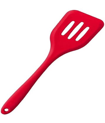 dust n shine - Red Silicone Lifting Spatula ( Pack of 1 )