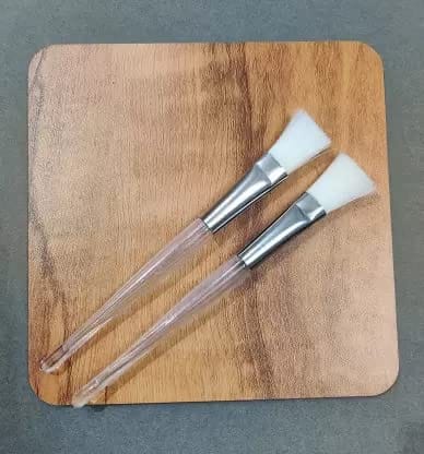 Elecsera Bleach Brush, Face Mask Brush, Facial Mask Application Brush, Face Pack Brush (Pack of 2)